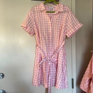 Lisa Marie Fernandez for Target Pink Gingham Shirtdress